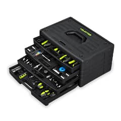 KLATTER - Kit Caja De Herramientas 160 Piezas compartimientos para traslado