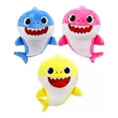 BABY SHARK - PACK PELUCHES BABY, MOMMY Y DADDY 30 CM