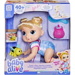 BABY ALIVE - MuñecaGatea Y Juega Harper Hugs