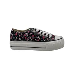 HERIEL - Zapatilla Negra Print Mujer