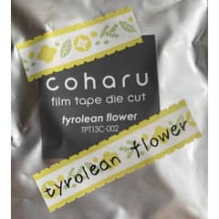 GENERICO - Cinta Washi Flor del Tirol de Etiquetas impresora Tepra Lite