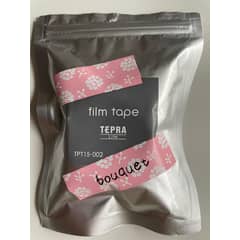 GENERICO - Cinta Washi Bouquet de Flores de Etiquetas impresora Tepra Lite