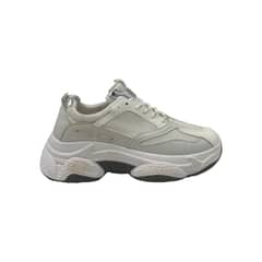 HERIEL - Zapatilla Blanca Plataforma Mujer