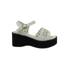HERIEL - Sandalia Blanca Plataforma