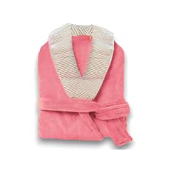 MROTTO - Sabana de Baño Rosa Claro Bata Lujo Unisex Adulto
