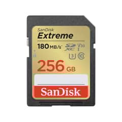 SANDISK - SDXC Extreme 256GB UHS-I Clase U3 Video V30