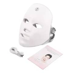 GENERICO - Máscara de Belleza LED Recargable con Control Táctil Terapia Facial