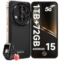 OUKITEL - Wp200 Pro 24gb+1tb Celulares Resistentes 5g Dual Sim Negro