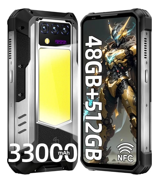 Wp100 Titan 16gb/512gb 33000 Mah/66w De Carga Rápida Negro
