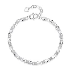 BLWOENS - Pulsera Mujer - Plateada