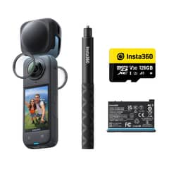 INSTA 360 - Insta360 X4 Paquete de principiante Con Tarjeta MicroSD de 128GB