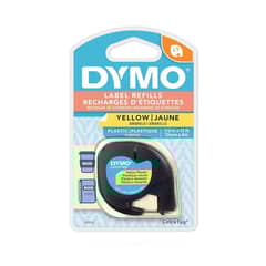 DYMO - Cinta Etiqueta Original Para Rotuladora LetraTag - Amarillo