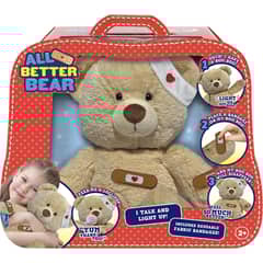 ANSALDO - Oso De Peluche All Better Bear Electrónico Color Café