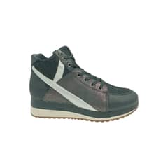 HERIEL - Zapatilla Negra Caña Mujer