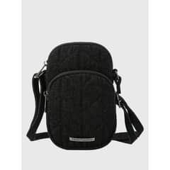 HUSH PUPPIES - Cartera Textil Mujer Jesse Cross Negro