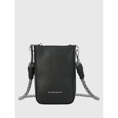 HUSH PUPPIES - Cartera Ecocuero Mujer Cordy Cross Negro