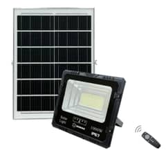 GENERICO - Foco Solar 1000w + Panel Solar Y Control Remoto Ip 67