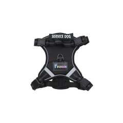 GENERICO - Arnes para mascotas ajustable SERVIDOG Talla L - Negro