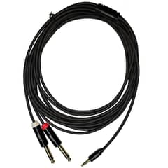 GENERICO - Cable Kabel De 6 Metros Mini Plug A 2 Plug KMC-6