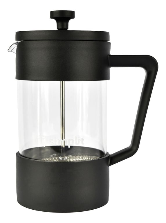 Cafetera Prensa Francesa Negra 600 ml