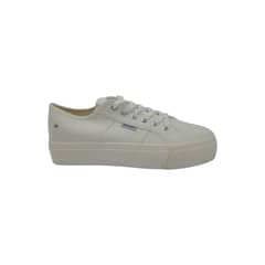 HERIEL - Zapatilla Blanca Textil Mujer