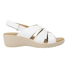 FLEXI - Sandalia Mujer Cuero Amapola Blanco