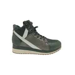 HERIEL - Zapatilla Negra Caña Mujer