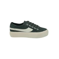 HERIEL - Zapatilla Negra Textil Mujer