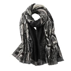 BLWOENS - Bufanda de mujer de invierno - Negro