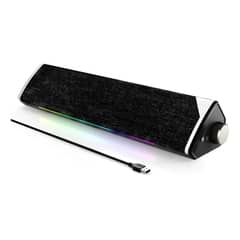 CASTLEN - Parlante Gamer Bluetooth Con Rgb Luces Portátil Soundbar