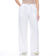 WADOS - PANTALON WIDE LEG LYOCELL TIRO ALTO PRETINA ELASTICADA