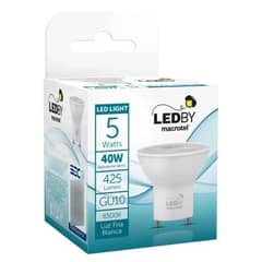 MACROTEL - Ampolleta Led Gu10 Luz Fría 6500k 6w