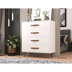 ALMORE - Comoda Brasil 4 Ptas Blanco