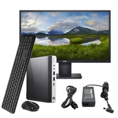 HP - KIT MONITOR 24 + CPU 800G3 MINI CORE I5 - 8GB RAM - 256GBSSD Reacondicionado