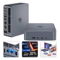 GENERICO - Mini Pc Beelink Eqi12 Intel Core 1220p 24gb 500gb Dual Lan
