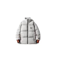 HELLE RAVEN HR - Chaqueta marca helle raven modelo Puffa color gris claro