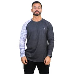 KONKO ACTIVE - Polera Manga Larga Algodón Grafito Volcano Hombre Konko