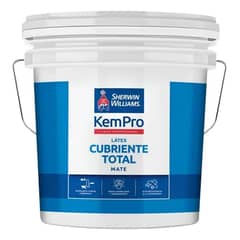 SHERWIN WILLIAMS - Latex Cubriente Total Kem Pro Blanco 4gl