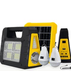 GENERICO - Kit Luz Solar Emergencia Usb + 2 Ampolletas Led Recargable