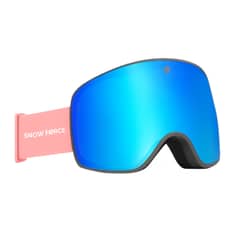 SNOW FORCE - ANTIPARRAS MAGNÉTICAS SKI & SNOWBOARD NORTH POLE AZUL - GRIS - ROSA