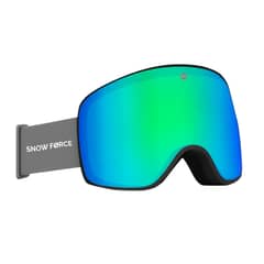SNOW FORCE - ANTIPARRAS MAGNÉTICAS SKI & SNOWBOARD NORTH POLE VERDE - NEGRO - GRIS
