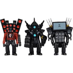 IMEXPORTA - Skibidi Toilet Titan Pack De 3 Figuras Series One