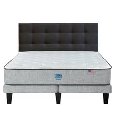 SIMMONS - Cama Europea Dreamer 2 Plazas respaldo Urban Marengo