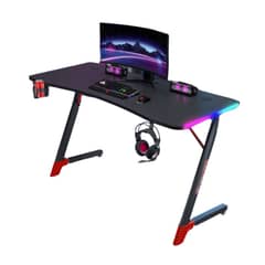DETODOYMAS - Escritorio Gamer profesional luces RGB 120cm Chic Home