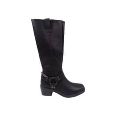 HERIEL - Bota Negra Taco Mujer