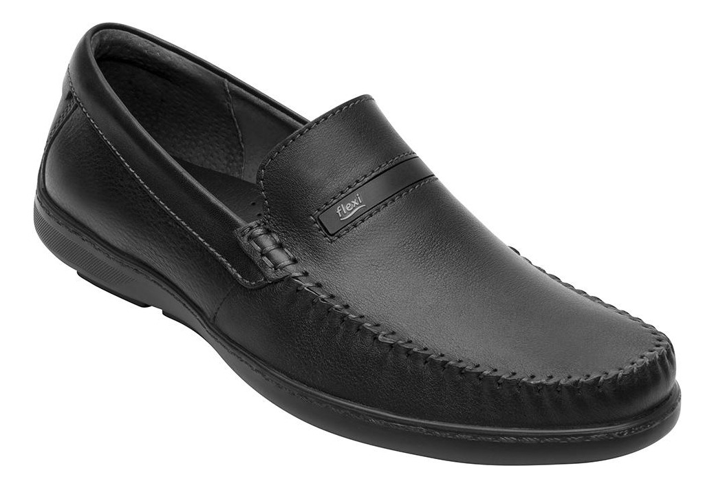 MocasÃ­n Hombre Cuero Barbados Negro