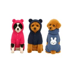 GENERICO - Ropa para mascota conejo polar Talla M 30x20 CM - Gris
