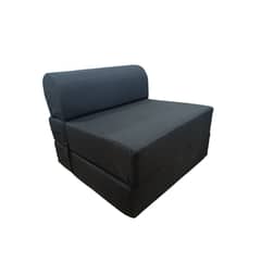 RECUTEX - SOFA CAMA ESPUMA BLACK 190X90X18 1pza