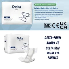 ABENA - Pañal Anatómico Delta Slip M2 Medium, 24 unidades