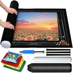 KUANGYE - Mat Para Puzzles 2000 Piezas Manta Rompecabezas 46 X 31inch
